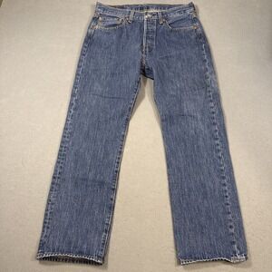 Levi's 501 XX Men Jeans 32X30 Blue Denim Original Y2K Straight Leg Button Fly